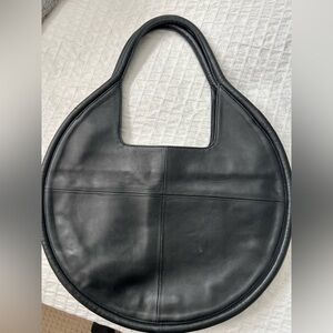 Beautiful Anthropologie all leather bag.